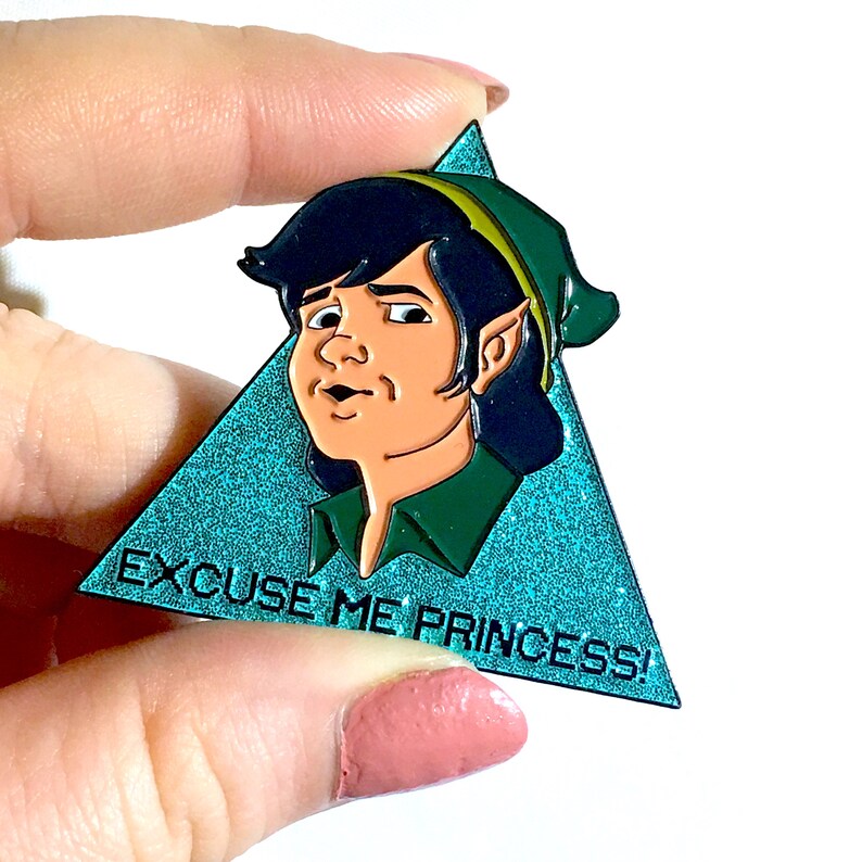 Legend of Zelda Link Pin EXCUSE ME Princess Etsy