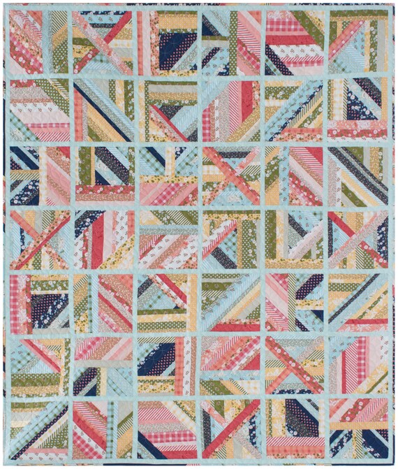 Modern Quilt Pattern Barn Doors Quilt Instant Download Fat Etsy