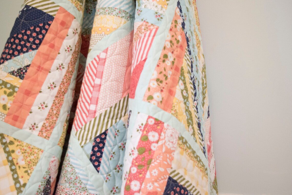 Modern Quilt Pattern Barn Doors Quilt Instant Download fat Etsy