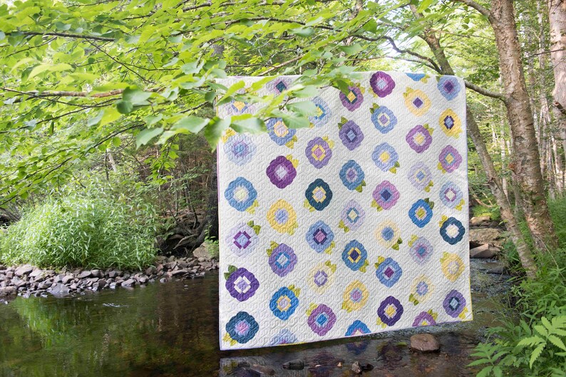 Botanica Modern Quilt Pattern Instant Download PDF Step by Etsy Canada