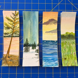 Original Watercolor Bookmark || Bookmark | Hand Painted Bookmark