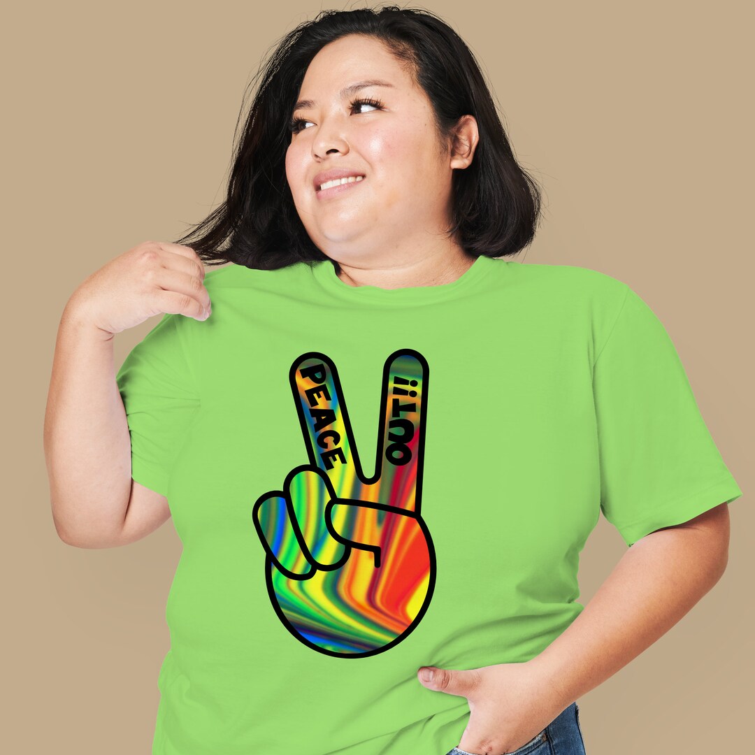 Peace Out .svg / .studio3 Template - Etsy