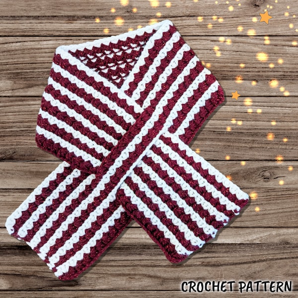 Simple Keyhole Scarf Crochet Pattern - Quick to Make | Crochet Pattern