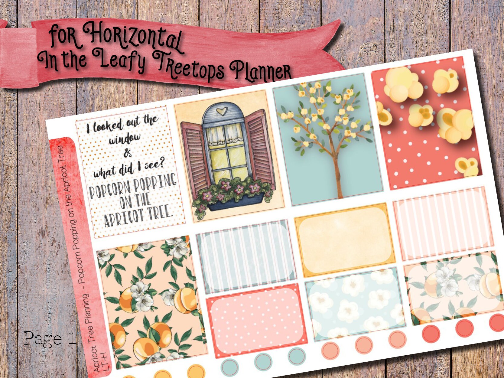 Popcorn Popping on the Apricot Tree In the Leafy Treetops Etsy