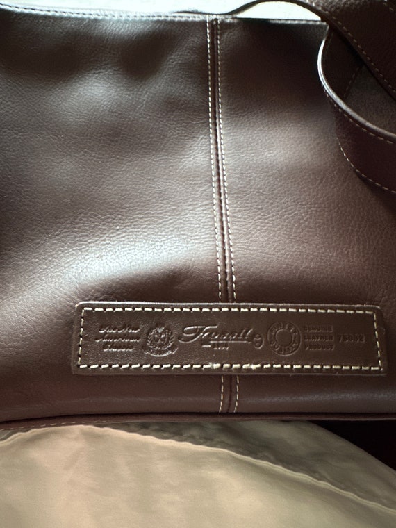 Vintage New Brown Leather shoulder bag by Fossil