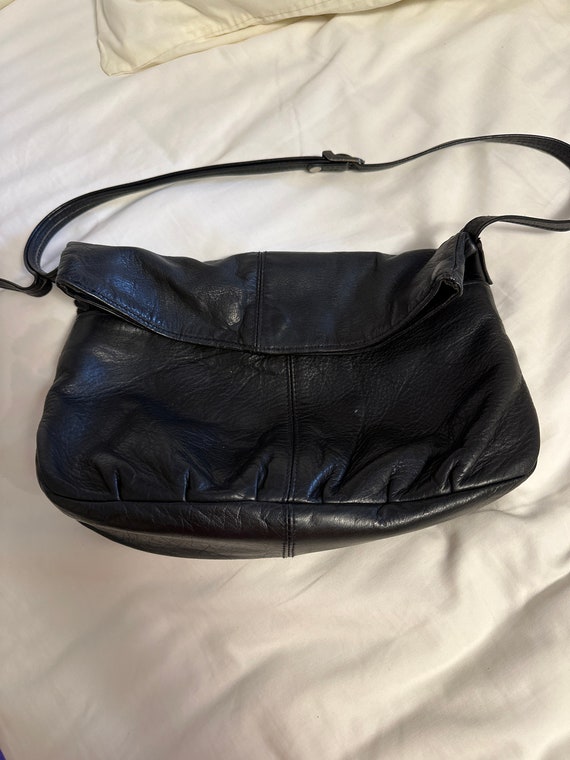 Vintage Soft quality soft black  leather pocketboo