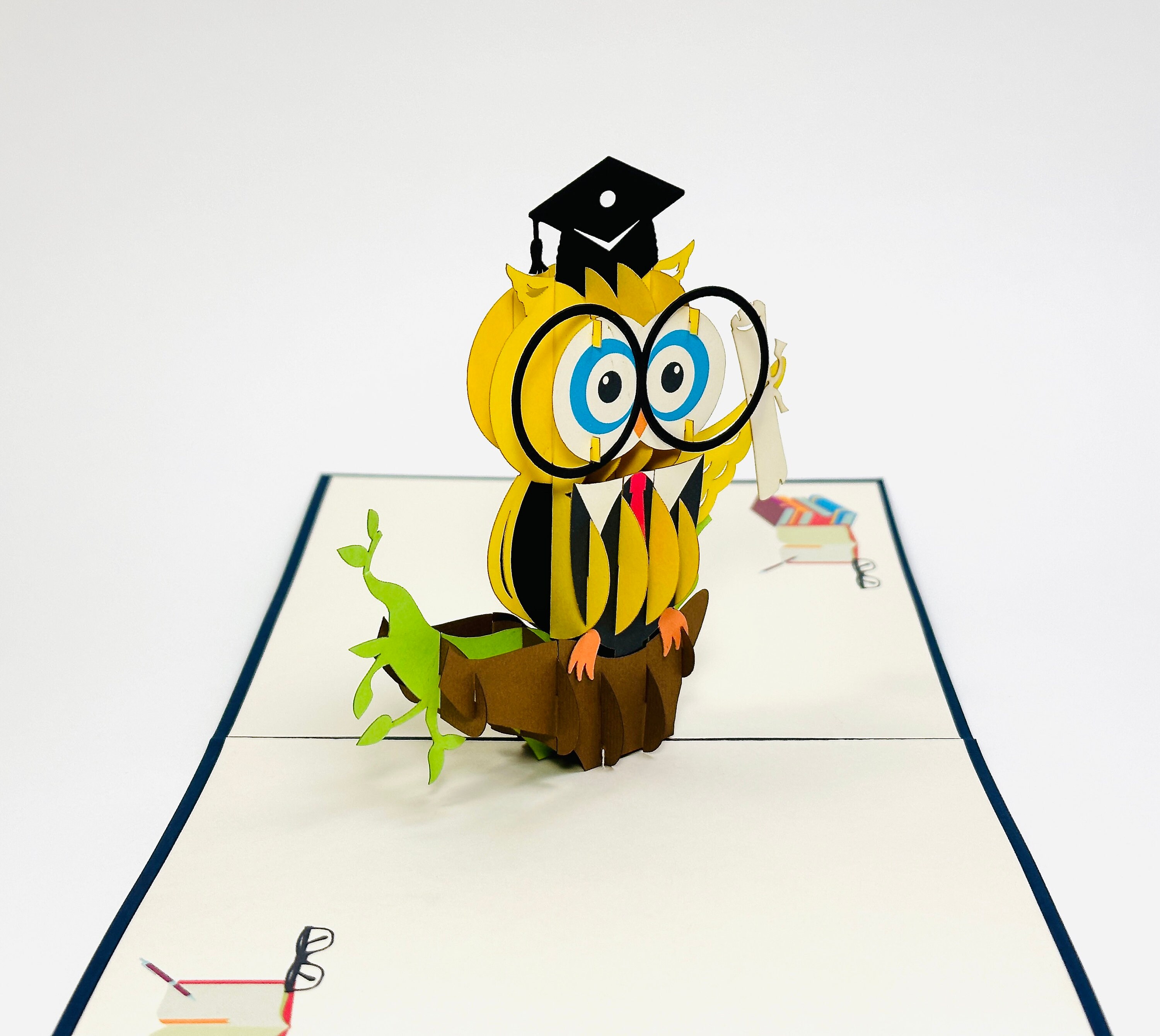 Graduation Owl - Funny Pop up Graduation Card - Cute Graduation Card ...