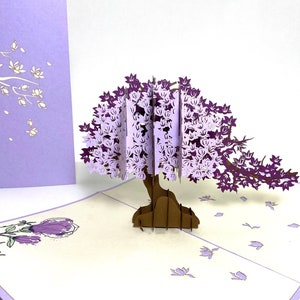 3D Magnolia Tree -Pop Up Mother&#39;s Day Card -Valentine&#39;s Day Card -Pop Up Flower Birthday Card -Flower Pop Up Get Well Card -Anniversary Card