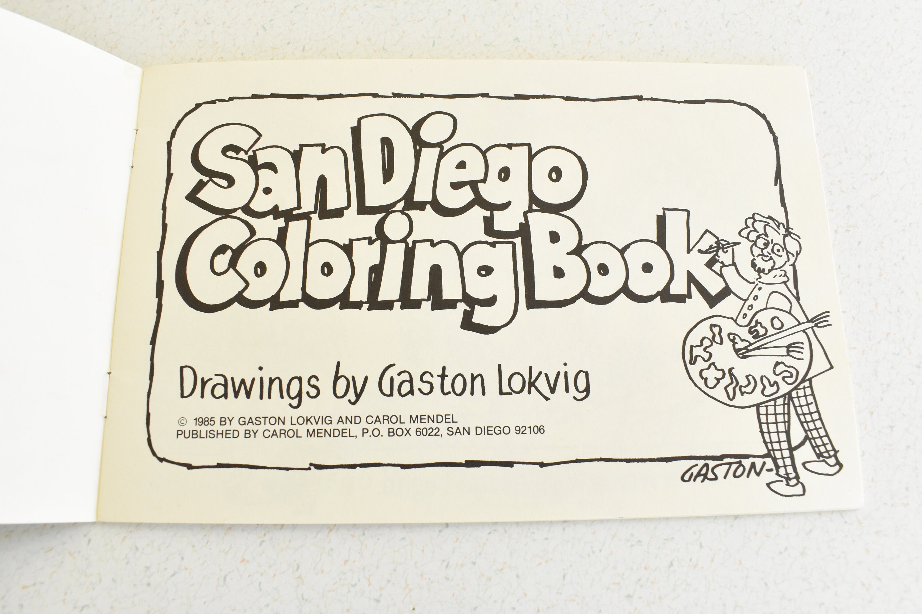 Vintage San Diego Coloring Book Postcard Book 1985 Dessins de | Etsy