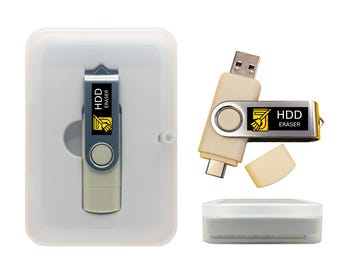 Secure Hard Drive Eraser USB – HDD & SSD Wipe Utility (Data Destruction Tool)