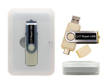 Computer Repair USB Drive – Bootable Windows Toolkit for Antivirus, Data Recovery & Password Reset by Tech Store On