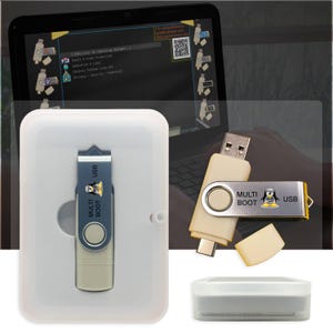 Linux 8-in-1 Multi-Boot USB Drive – Best OS Collection with Ubuntu, Fedora, Tails & More by Tech Store On