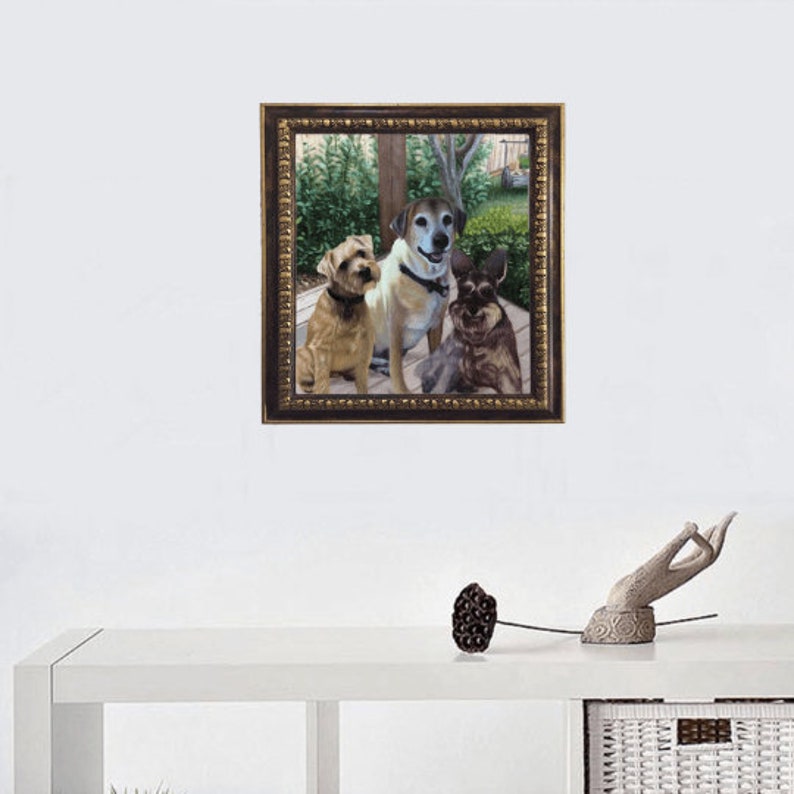 6cm Black Gold Frame Custom Art Frame for Oil Paintings. Etsy