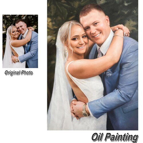 Family portrait painting，Custom self portrait，Hand oil painting，Custom family portrait，Painting from shops photo，Custom portrait from photos