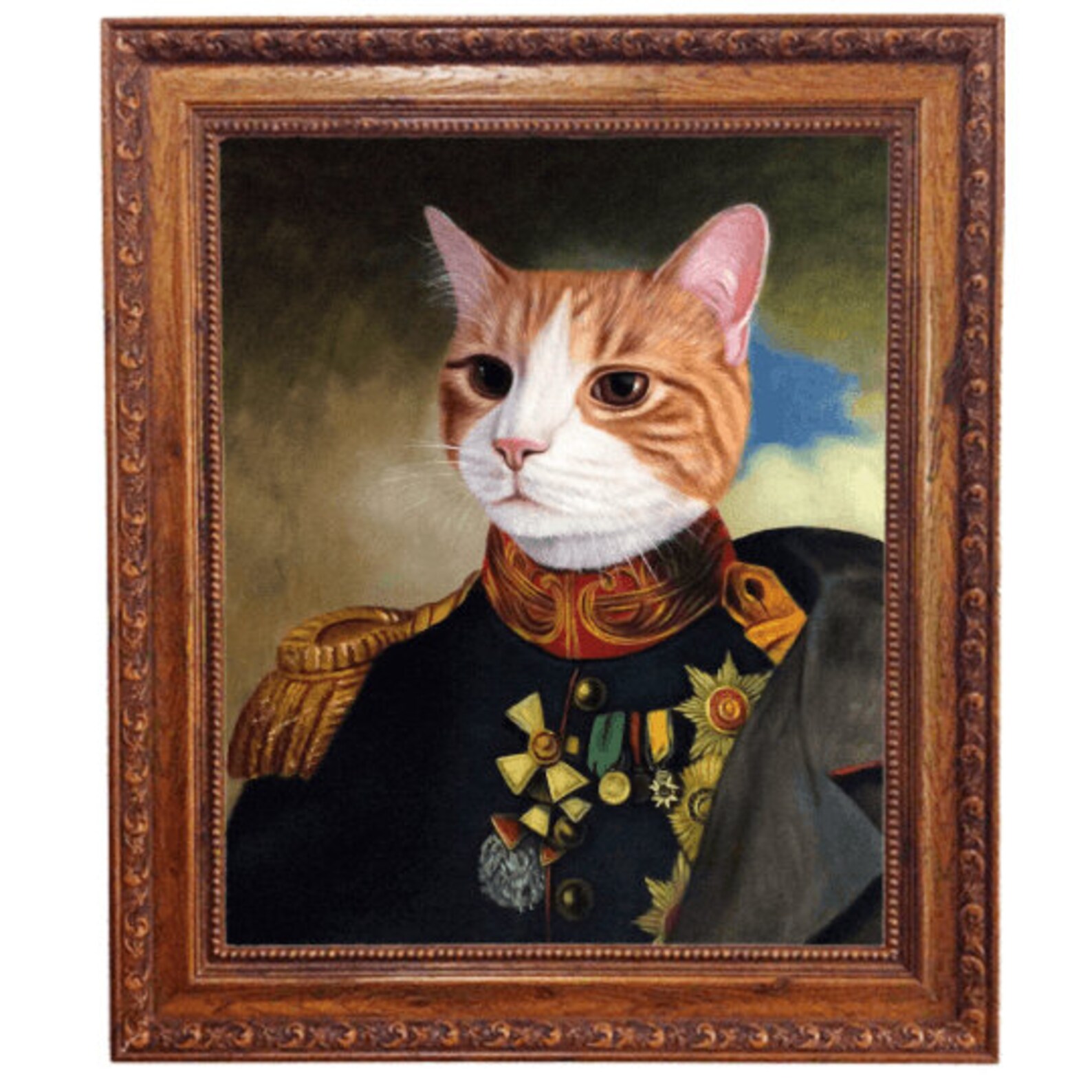 8cm Dark Oak Wood Frame Custom Art Frame for Oil Paintings. Etsy