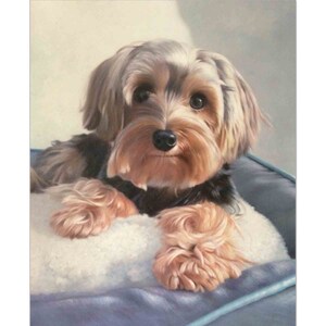 Custom Hand painted dog painting,Pet Portrait from photo, Pet memorial，Pet Loss Gift，Dog Art work,Commission Pet portrait，Animal Painting