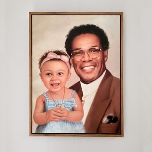 Custom Hand Painted Oil Painting from Photo,Commission Family Portrait, Child Painting,People Portrait , Wedding Portrait，Photo to Painting