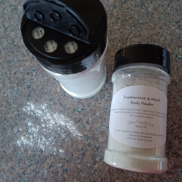 Frankincense & Myrrh Body Powder-4.5 oz