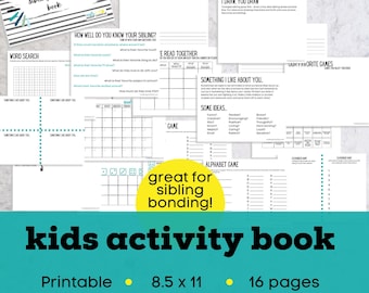 Activity book for kids, kids activity book, kids activities, activity pack, activity book PDF, kids activity books, activity for kids