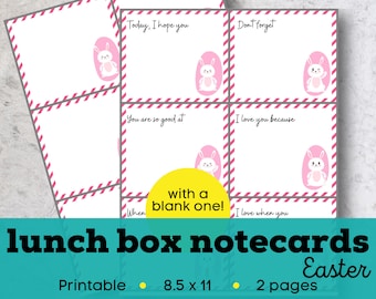 Printable lunchbox notes for kids, lunch box cards, printable lunch box notes for kids, printable school notes