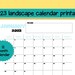 Month at a Glance Printable, Blank Portrait Calendar Printable ...