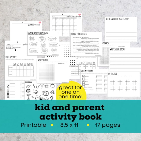 Activity book, kids book, kids activity book, busy book, puzzle books, activity printable, activities printable, activity printables