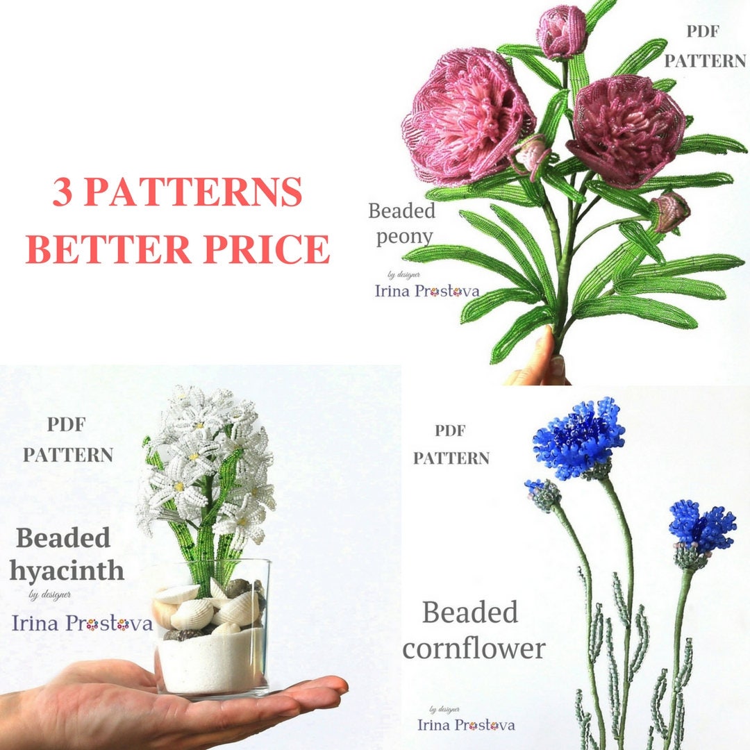 A detailed master class on weaving a hyacinth flower from beads, step-by-step photos and job description A detailed master class on weaving a hyacinth flower from beads, step-by-step photos and job description