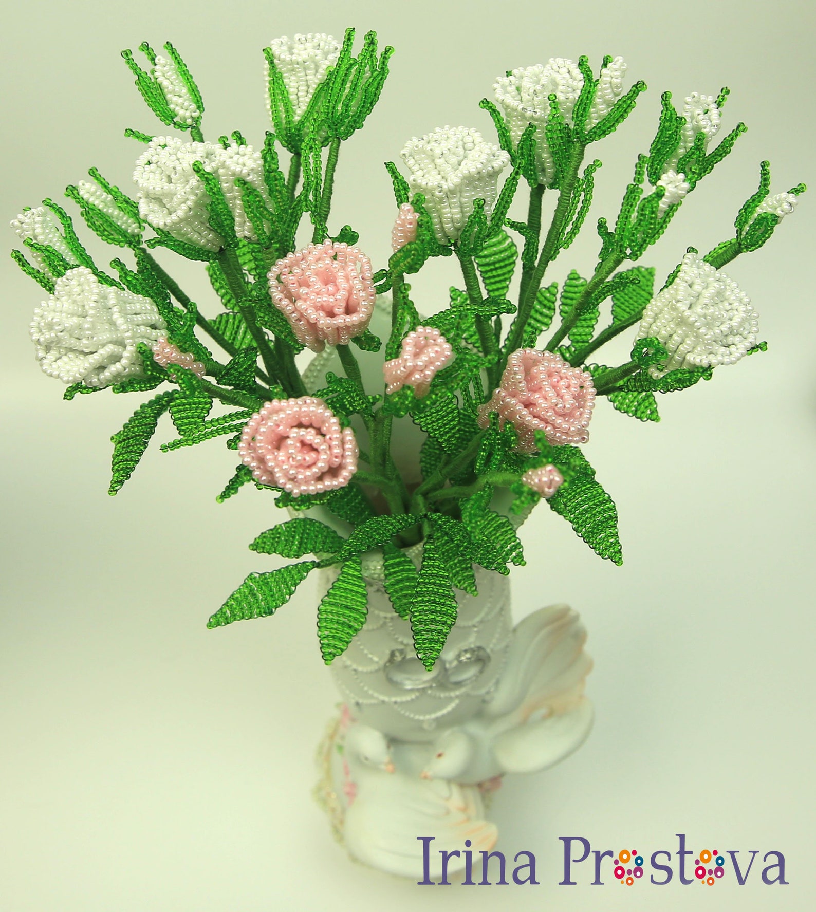 Beadweaving Flower Seed Bead Rose Pattern Beaded Rose PDF Etsy