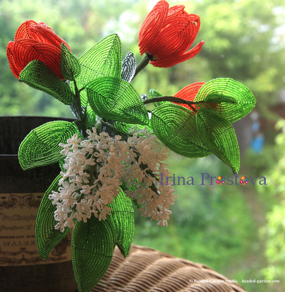 Beading tutorials Beaded Flowers Tutorial Seed Bead Tutorial Etsy