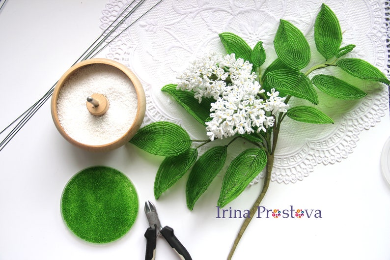 PDF TUTORIAL French Beading Technique Tutorial Seed Bead Etsy