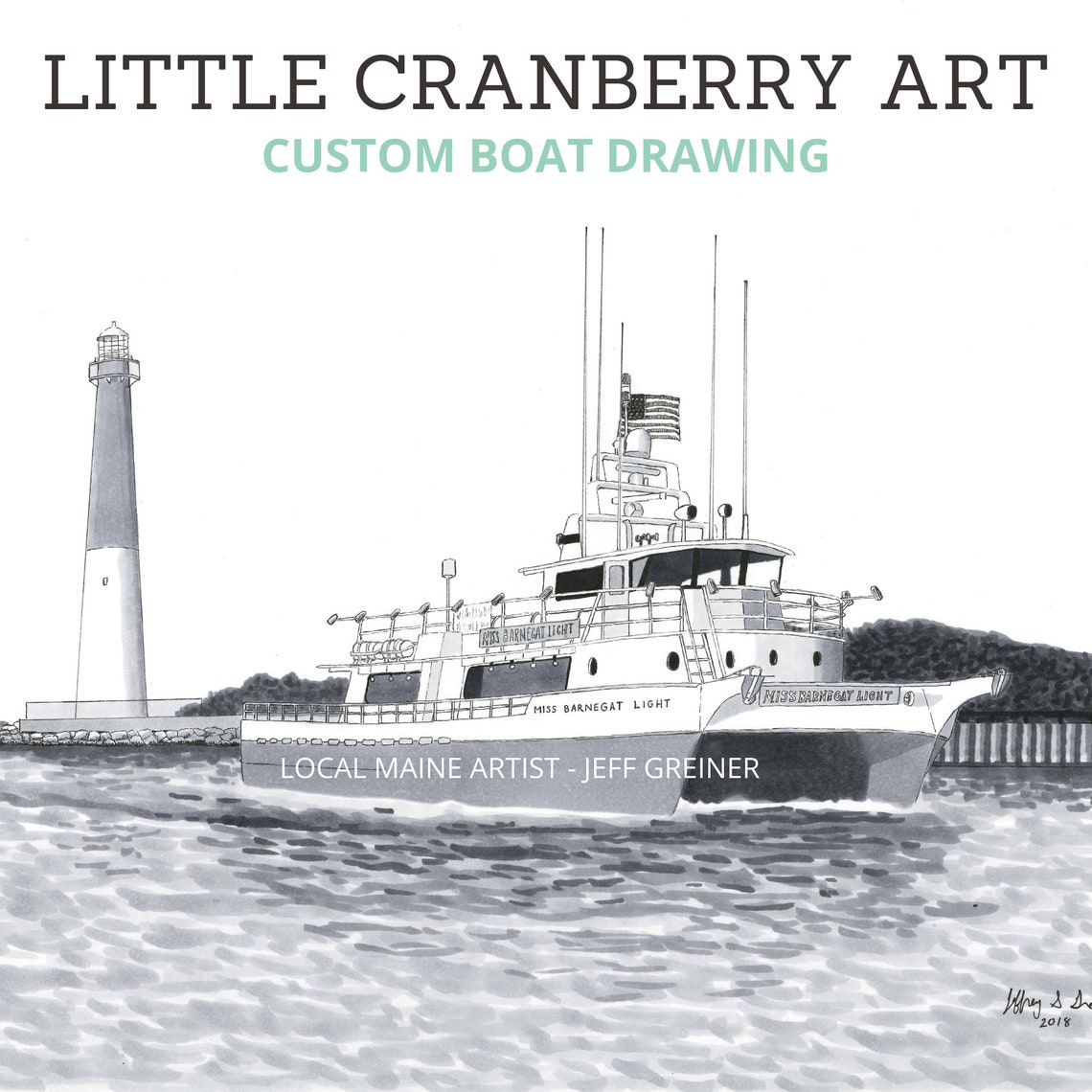 Fisherman Gift, Lobsterman Gift, Custom Lobster Boat Drawing, Portrait