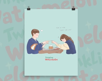 Twinkling Watermelon - Viva La Vida - Kdrama Poster | Choi Hyun Wook | Shin Eun Soo | Kdrama Fan Art Poster | 반짝이는 워터멜론