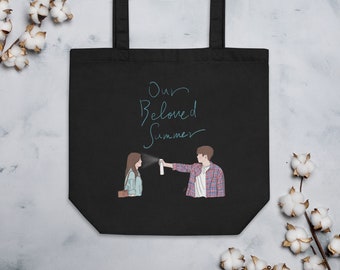 Our Beloved Summer - Water Spray | Organic Tote Bag | Choi Woo Shik | Kdrama Poster | Fan Art Merchandise | Kdrama Gift