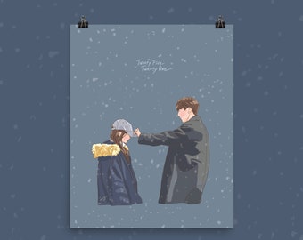 Let&#39;s Try This Kind Of Love, HeeDo - Twenty Five Twenty One Poster - Kdrama Fan Art Poster - Kdrama Merch