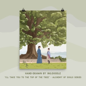 Alchemy Of Souls - Großer Baum bei Danhyanggok | Lee Jae Wook | Jung So Min | Kdrama Fan Art Poster