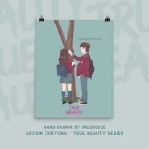 True Beauty KDrama - SeoJun JooKyung | Mond Ga-young | Hwang In-youp | Cha Eun-woo | 여신강림 Fan Art Merch