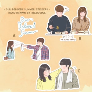 Our Beloved summer Sticker | Choi Woo Shik | Kim Da Mi | Kdrama Merch