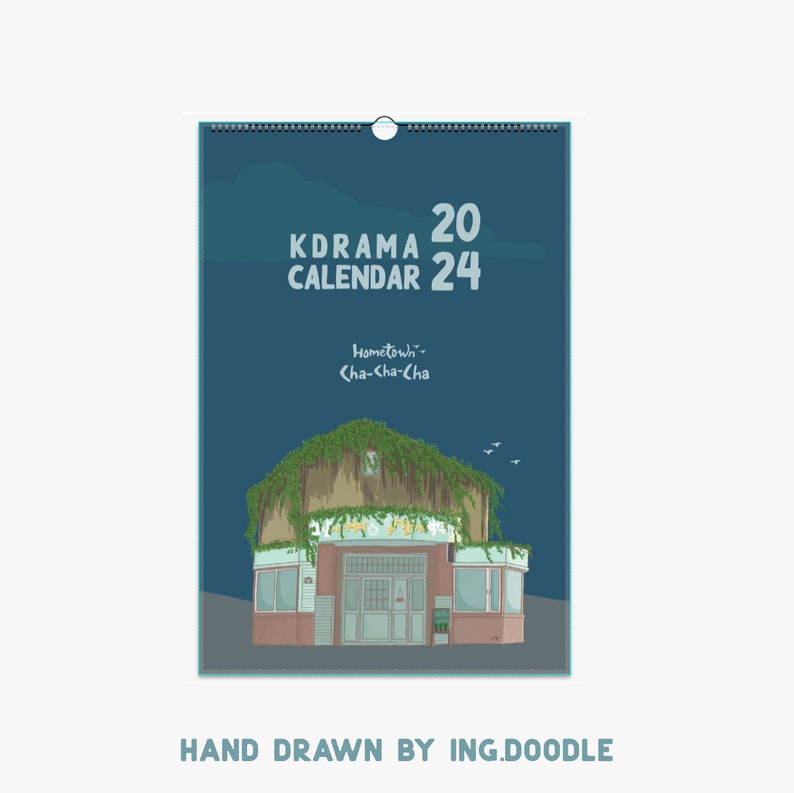 Kdrama 2024 Wall Calendar Kdrama Merch Part 2 - Etsy