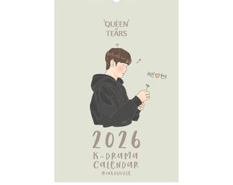 Kdrama 2026 Wall Calendar | Kdrama Merch | Part 3