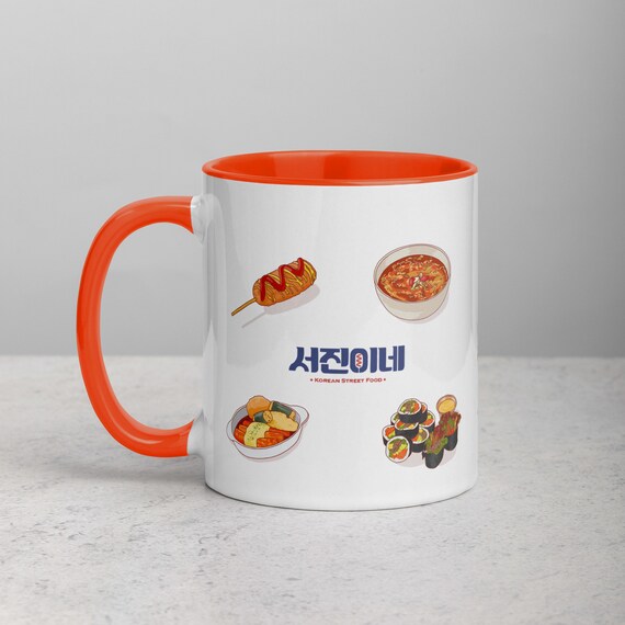 Jinny's Kitchen Mug | Lee Seo Jin | Jung Yu Mi | Park Seo Joon | Choi Woo Shik | Kim Tae Hyung | Korean Food Mug