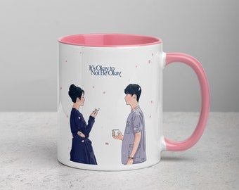 It's Okay To Not Be Okay - Mug | Kim Soo Hyun | Seo Yea Ji | Psycho but It's Okay | Kdrama Mug Gift | 사이코지만 괜찮아