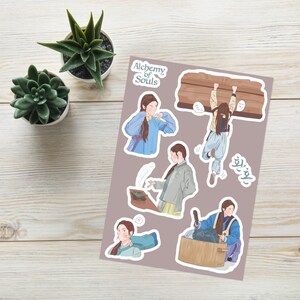 MuDeok &quot;style&quot; Alchemy Of Souls Sticker Sheet | Jung So Min | Kdrama Fan Art Sticker