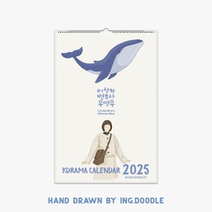Kdrama 2025 Wandkalender | Kdrama Merch | Teil 1