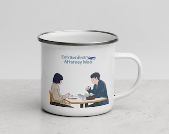 Extraordinary Attorney Woo Mug | Kdrama Mug Gift |  Park Eun Bin | Kang Tae Oh | 이상한 변호사 우영우