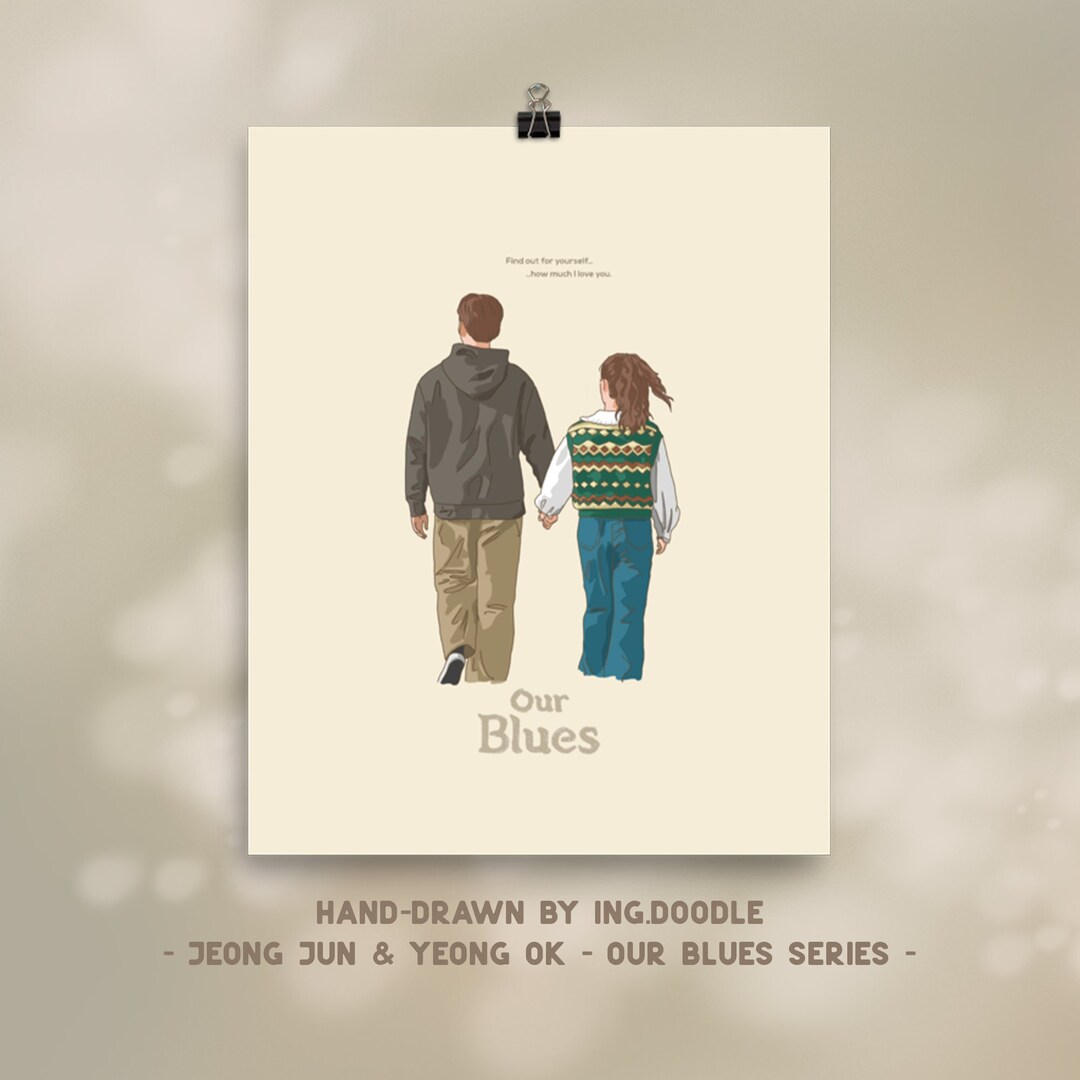 Our Blues Jeong Jun Yeong Ok Kdrama Poster Kim Woo Bin Han Ji Min