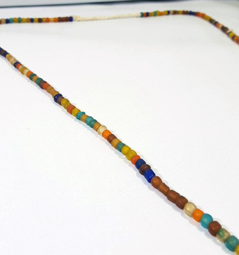 Tawaravadee Glass Trade Beads Necklace 74cm