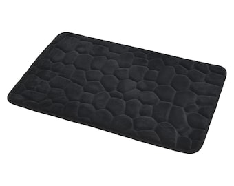 Bath Rug Memory Foam Mat 3D Pebble 32"L x 20"W