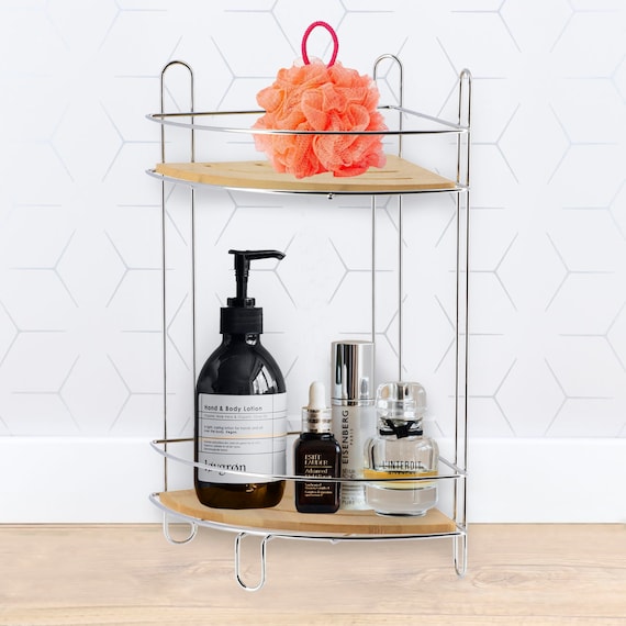 Corner bathroom best sale shelf tower