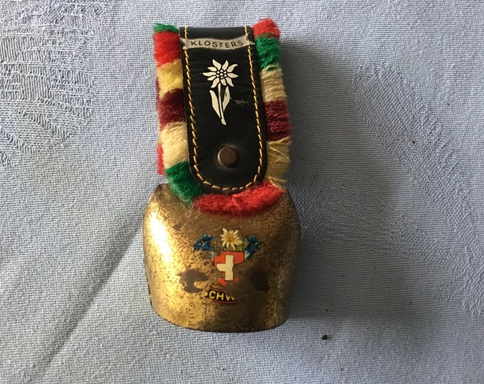 Vintage Lugano Swiss Cow Bell, Handmade Swiss Cow Bell,antique Cow Bell Etsy