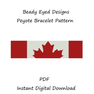 Peyote bracelet beading pattern